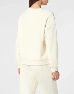 Clearance Boxy Fit Sweatshirt Round Neck LS Damen Sportbekleidung
