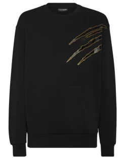 Fashion Cotton Sweatshirt Round Neck LS Lamina Scratch Herren Sportbekleidung