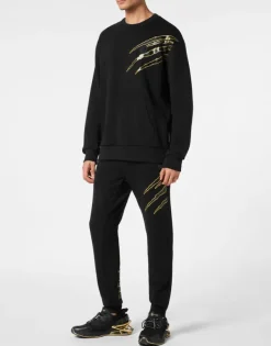Fashion Cotton Sweatshirt Round Neck LS Lamina Scratch Herren Sportbekleidung