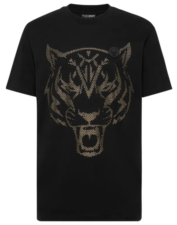 Best Cotton T-shirt Round Neck SS Lamina Tiger Herren T-shirt