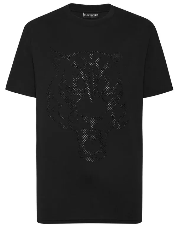 New Cotton T-shirt Round Neck SS Lamina Tiger Herren T-shirt