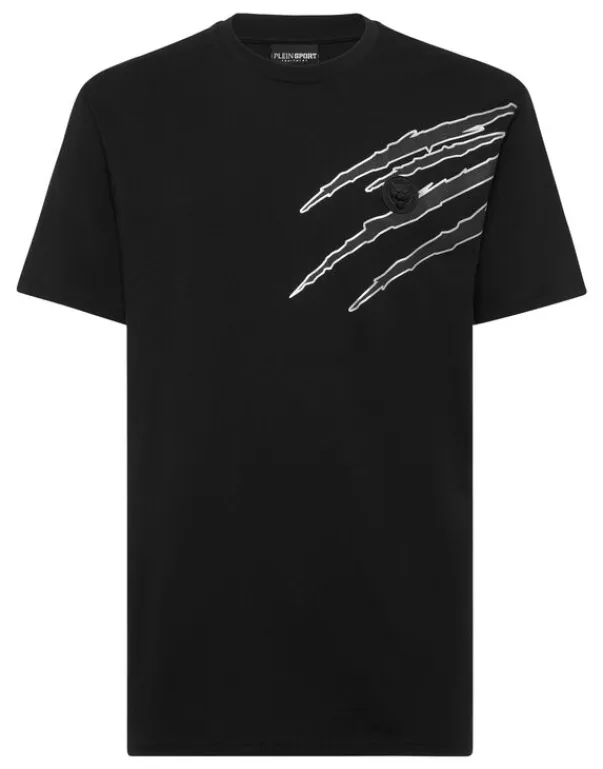 Outlet Cotton T-shirt Round Neck SS Lamina Scratch Herren T-shirt