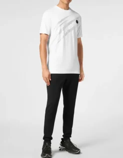 Hot Cotton T-shirt Round Neck SS Lamina Scratch Herren T-shirt
