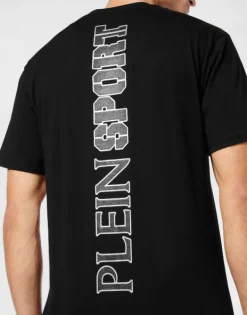 Outlet Cotton T-shirt Round Neck SS Lamina Scratch Herren T-shirt