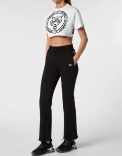 Online Crop T-shirt Round Neck SS Damen T-shirts & Poloshirts