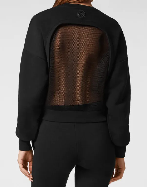 Outlet Cropped Hoodie Sweatjacket Tiger Damen Sportbekleidung