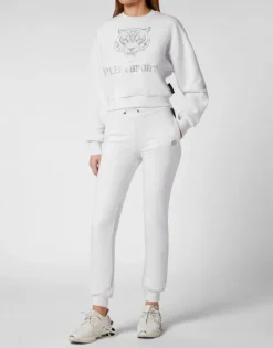 Best Cropped Hoodie Sweatjacket Tiger Damen Sportbekleidung
