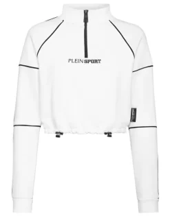 Discount Cropped Hoodie Sweatshirt Damen Sportbekleidung