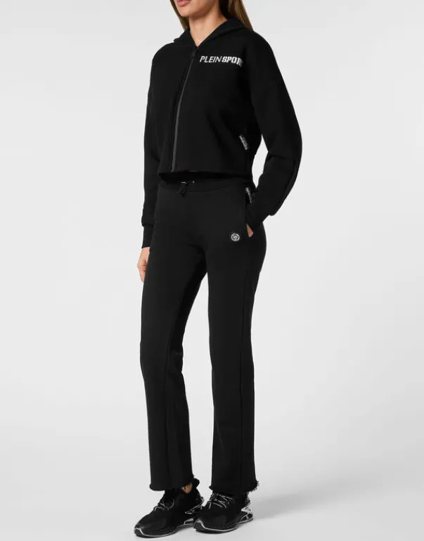 New Cropped Hoodie Sweatshirt Tiger Damen Sportbekleidung