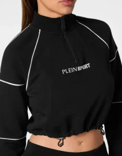 Online Cropped Hoodie Sweatshirt Damen Sportbekleidung