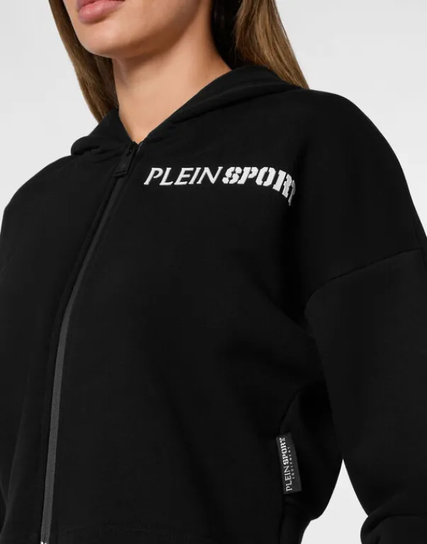 New Cropped Hoodie Sweatshirt Tiger Damen Sportbekleidung
