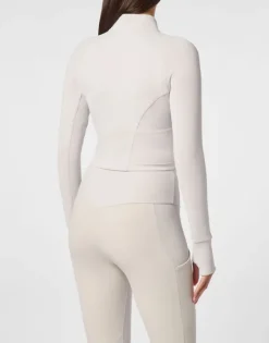 Sale Cropped Jogging Full Zip Damen Sportbekleidung