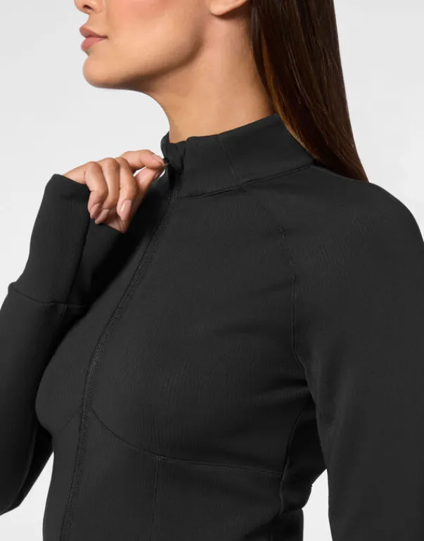 Hot Cropped Jogging Full Zip Damen Sportbekleidung