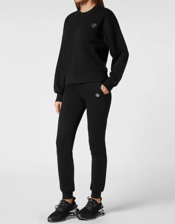 Outlet Cropped Roundneck Basic Damen Sportbekleidung