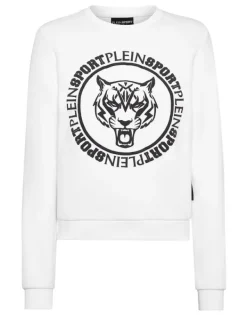Online Cropped Roundneck Sweatshirt Damen Sportbekleidung