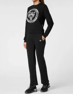 Best Cropped Roundneck Sweatshirt Damen Sportbekleidung