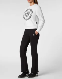 Online Cropped Roundneck Sweatshirt Damen Sportbekleidung
