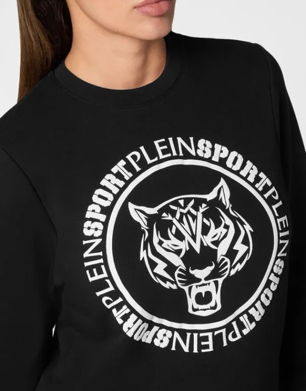 Best Cropped Roundneck Sweatshirt Damen Sportbekleidung