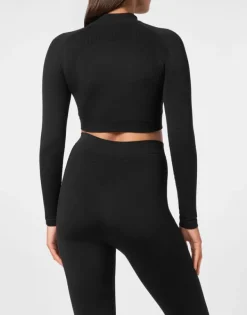 Outlet Cropped Sport Top Damen Sportbekleidung