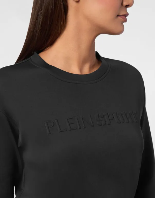 New Cropped Sweatshirt LS Damen Sportbekleidung