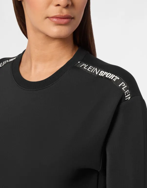 New Cropped Sweatshirt LS Damen Sportbekleidung