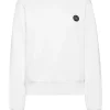 New Cropped Sweatshirt LS Glitter Damen Sportbekleidung