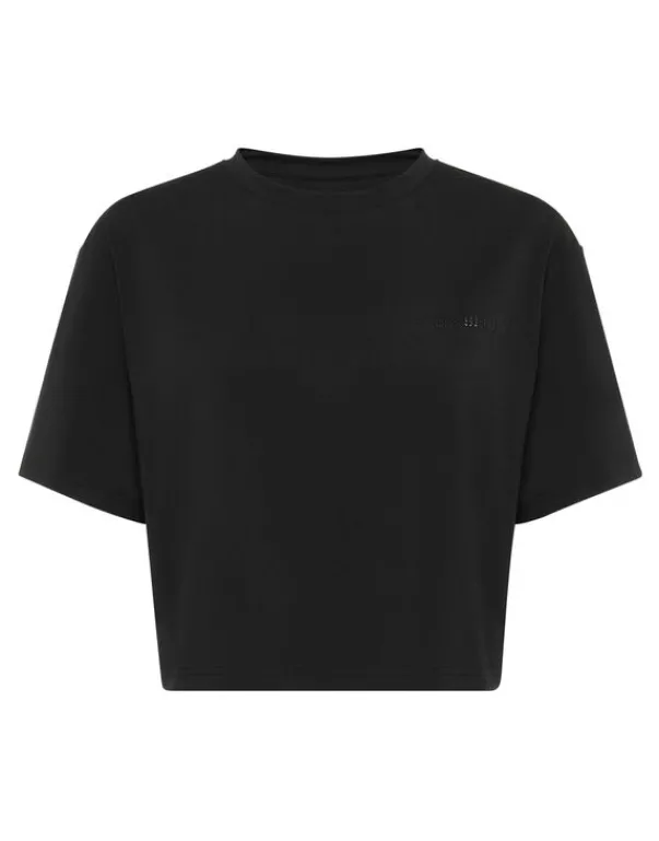 Fashion Cropped T-shirt Round Neck SS Damen T-shirts & Poloshirts
