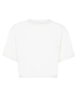 New Cropped T-shirt Round Neck SS Damen T-shirts & Poloshirts