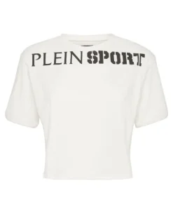 Discount Cropped T-shirt Round Neck SS Damen T-shirts & Poloshirts