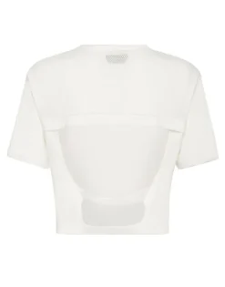 Discount Cropped T-shirt Round Neck SS Damen T-shirts & Poloshirts