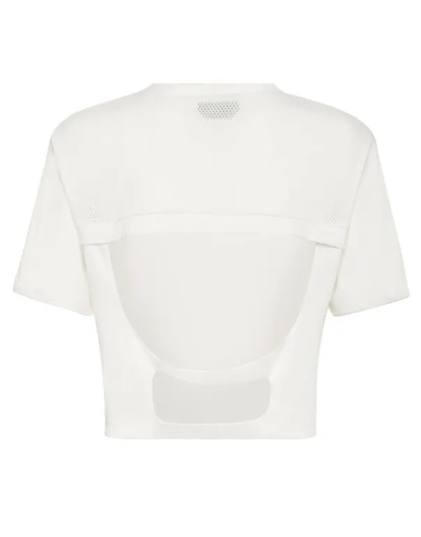 Discount Cropped T-shirt Round Neck SS Damen T-shirts & Poloshirts