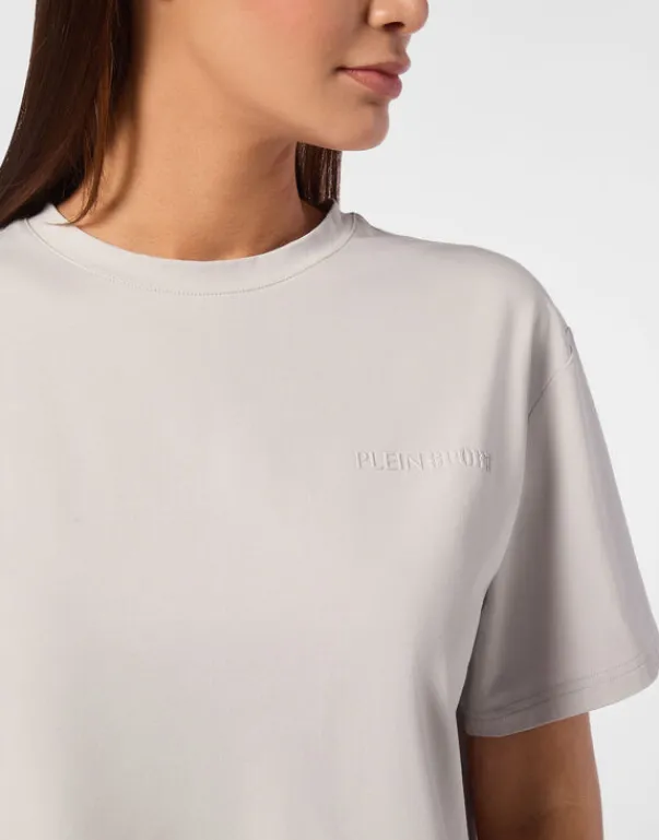 Fashion Cropped T-shirt Round Neck SS Damen T-shirts & Poloshirts