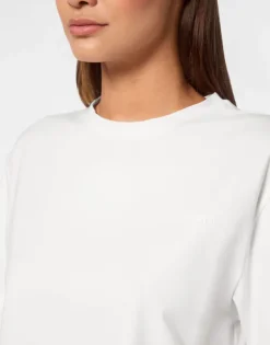 New Cropped T-shirt Round Neck SS Damen T-shirts & Poloshirts