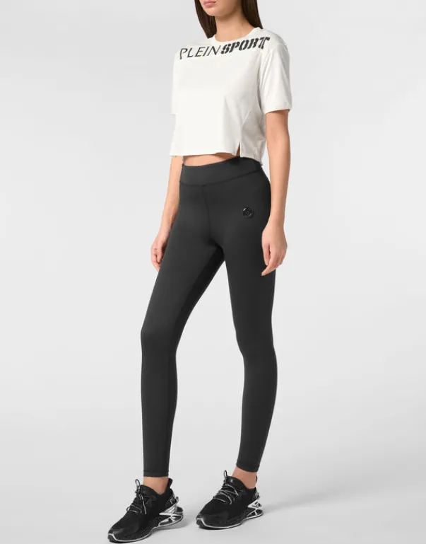 Discount Cropped T-shirt Round Neck SS Damen T-shirts & Poloshirts