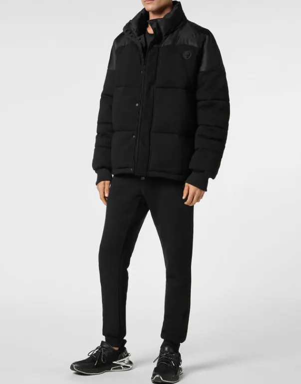 Clearance Hybrid Jersey Puffered Jacket LS Herren Jacken