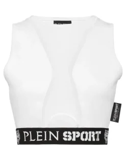Best Jogging Cropped Top Basic Damen Sportbekleidung