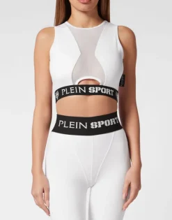 Best Jogging Cropped Top Basic Damen Sportbekleidung