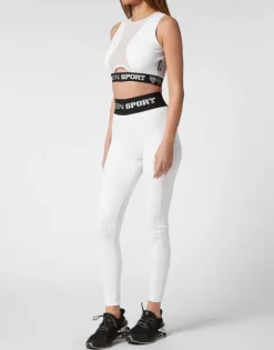 Best Jogging Cropped Top Basic Damen Sportbekleidung