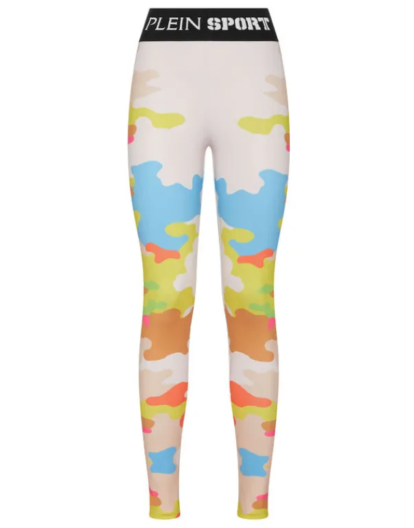 Clearance Jogging Cutting Leggings Camouflage Damen Sportbekleidung