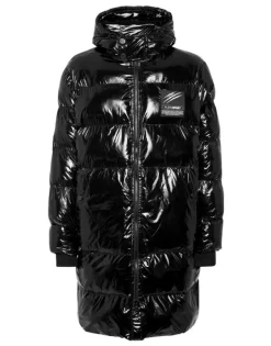 Sale Long Nylon Puffer Jacket Herren Jacken