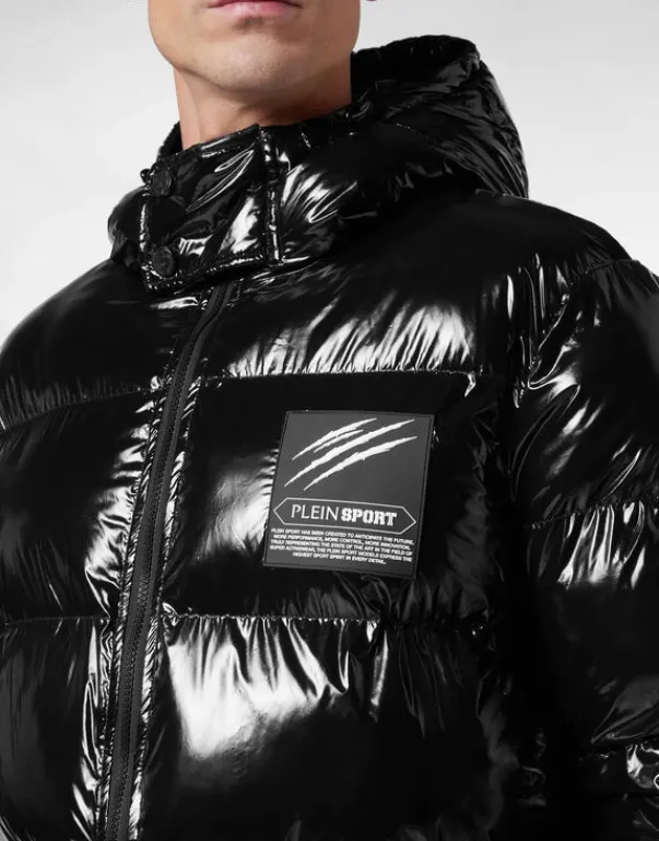 Sale Long Nylon Puffer Jacket Herren Jacken
