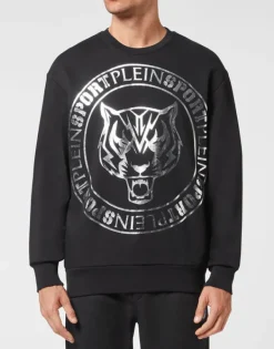 Fashion Longsleeve Sweatshirt Tiger Herren Sportbekleidung