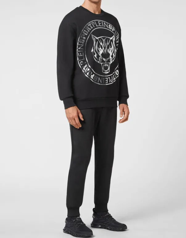 Fashion Longsleeve Sweatshirt Tiger Herren Sportbekleidung