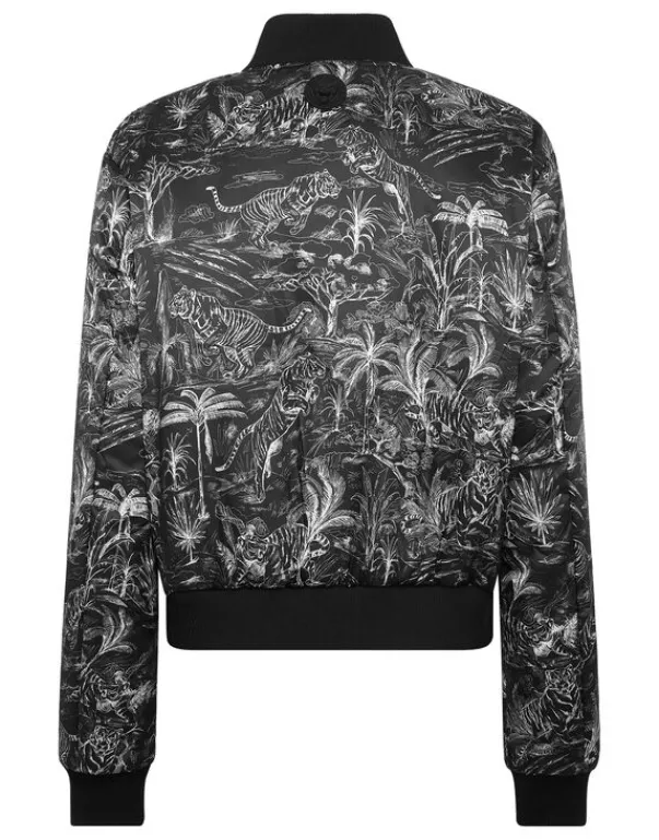 Discount Nylon Bomber Toile Damen Damen | Jacken
