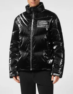 Online Nylon Crease Puffer Jacket Herren Jacken