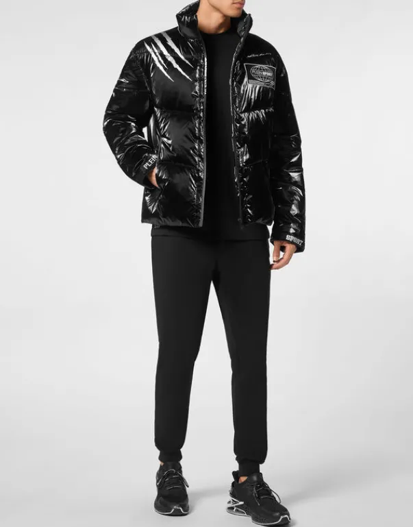 Online Nylon Crease Puffer Jacket Herren Jacken