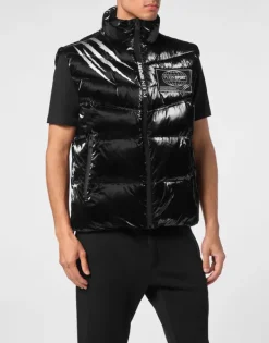 Clearance Nylon Crease Vest Herren Jacken