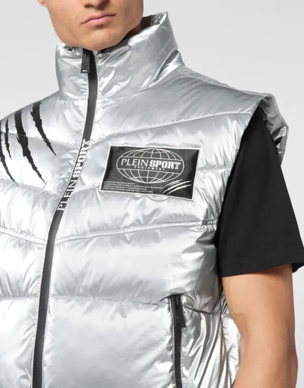 Online Nylon Crease Vest Herren Jacken