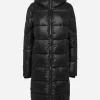 Sale Nylon Long Puffered Jacket Damen Jacken