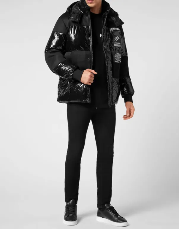 Discount Nylon Padded Jacket Herren Jacken